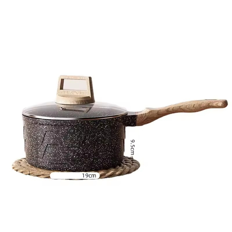 Tamamlayıcı yiyecek kabı bebek kızartma kaynatma entegre yapışmaz tencere ev çorbası hazır erişte tenceresi