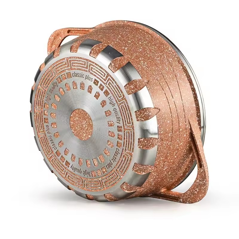 Zhiye 2024 Alüminyum Pişirme Tencere Ve Tavalar Mutfak Yapışmaz Tencere Pişirme Araçları Mutfak Tencere